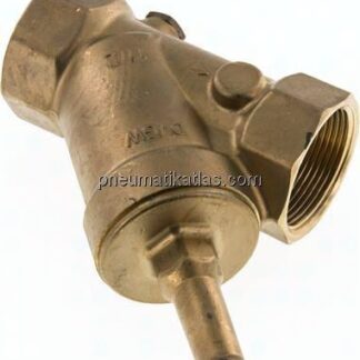 Schrägsitz-Rückschlagventil, Rp 1-1/2", DVGW, Messing