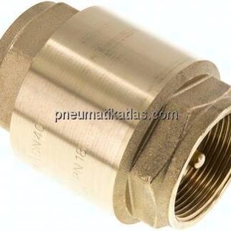 Rückschlagventil (Vakuum), G 1-1/2", -0,95 bis 18 bar, Messing