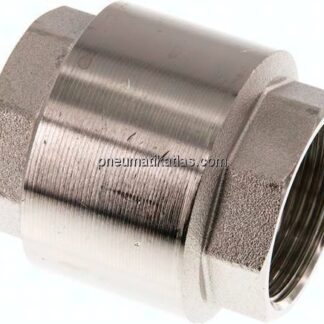 Rückschlagventil (leicht), G 1-1/4", PN 10, Messing vernickelt