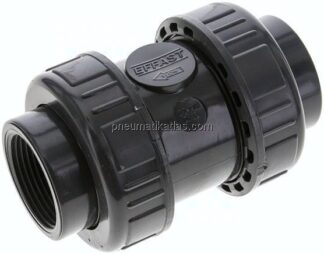 Rückschlagventil, PVC-U / EPDM, Rp 1-1/4"