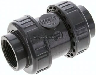 Rückschlagventil, PVC-U / FKM, Rp 1-1/4"