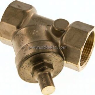 Schrägsitz-Rückschlagventil, Rp 1-1/4", Standard, Messing