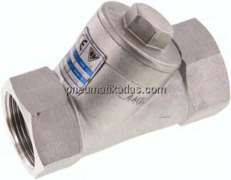 Schrägsitz-Rückschlagventil, G 1-1/4", PN 40, Edelstahl