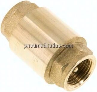 Rückschlagventil (Vakuum), G 1/2", -0,95 bis 25 bar, Messing