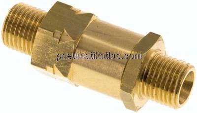 Rückschlagventil (Messing) G 1/4" (AG), PN 40