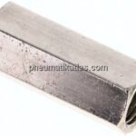 Rückschlagventil, G 1/4", PN 10, Messing vernickelt