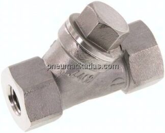 Schrägsitz-Rückschlagventil, G 1/4", PN 40, Edelstahl