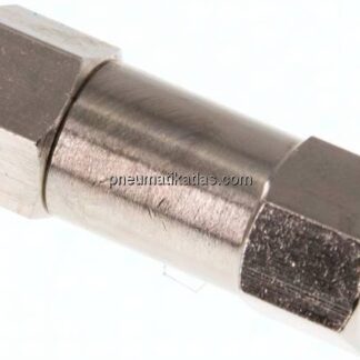 Rückschlagventil, G 1/8", PN 10, Messing vernickelt