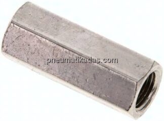 Rückschlagventil, G 1/8", PN 10, Messing vernickelt