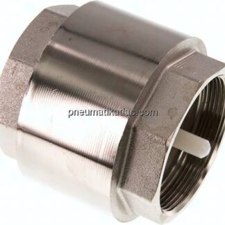 Rückschlagventil (leicht), G 2-1/2", PN 8, Messing vernickelt