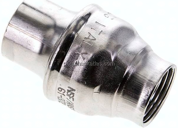 Rückschlagventil (leicht), NPT 3/4", PN 16, 1.4401