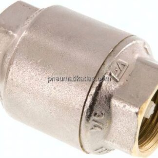 Rückschlagventil, G 3/4", PN 20, Messing vernickelt