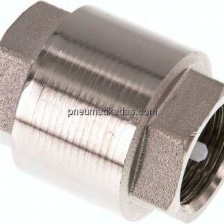Rückschlagventil (leicht), G 3/4", PN 12, Messing vernickelt