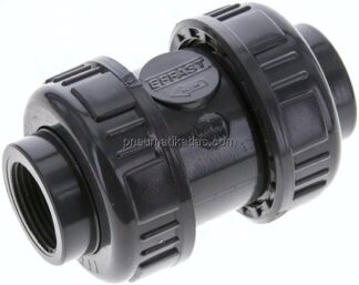 Rückschlagventil, PVC-U / EPDM, Rp 3/4"