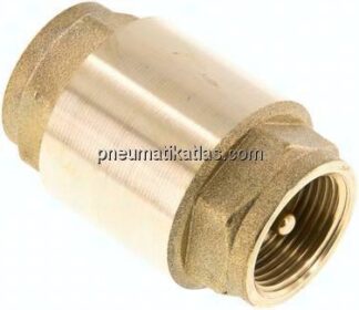 Rückschlagventil (Vakuum), G 3/4", -0,95 bis 25 bar, Messing