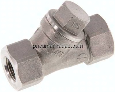 Schrägsitz-Rückschlagventil, G 3/8", PN 40, Edelstahl