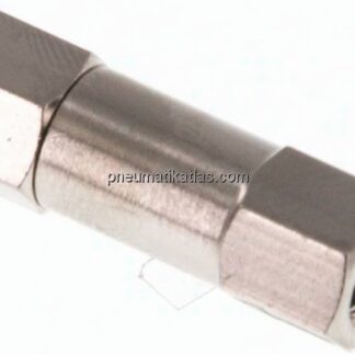 Rückschlagventil, M 5, PN 10, Messing vernickelt