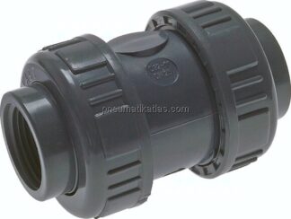 Rückschlagventil, PVC-U / EPDM, Rp 2-1/2"