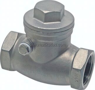Edelstahl-Rückschlagklappe G 2-1/2", PN 16