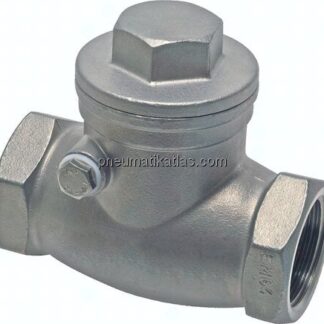 Edelstahl-Rückschlagklappe G 2-1/2", PN 16
