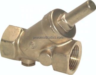 Schrägsitz-Rückschlagventil, Rp 3/8", Standard, Messing