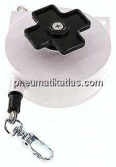 Federzug, 0,5 - 1,5 kg, 2 mtr. Seil
