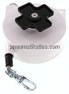 Federzug, 1 - 3 kg, 2 mtr. Seil