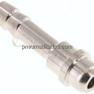 Tülle Messing vernickelt, G 1/4"-6 (1/4")mm, ohne Mutter