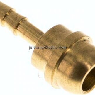 Tülle Messing, G 3/8"-4mm, ohne Mutter