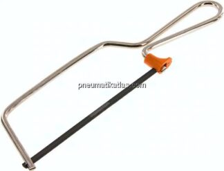 BAHCO Mini-Metallsägebogen, 150 mm, Basic: Leichte Haushaltssäge. Komplett mit Sägeblatt für Metall