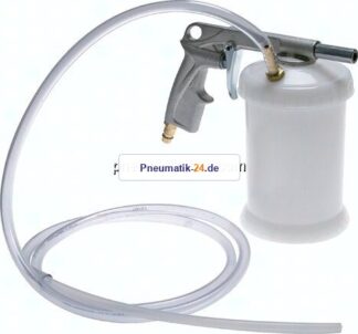 pneumatisches Absauggerät, 0,6 ltr. Kunststoffbehälter