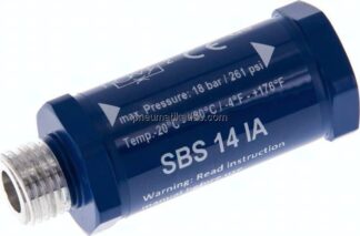 Schlauchbruchsicherung G 1/4" (Innengewinde / Außengewinde)