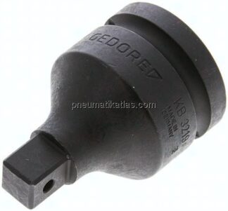 Gedore 1/2"-Kraftschrauber-Reduzierstück 3/4"-Vierkant (20 mm) innen, 1/2"-Vierkant (12,5 mm) außen