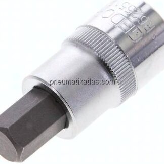 Gedore red 1/2"-Schraubendrehereinsatz für Innensechskantschrauben (DIN 7422), Stift phosphatiert, 5