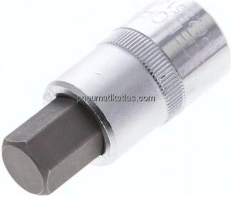 Gedore red 1/2"-Schraubendrehereinsatz für Innensechskantschrauben (DIN 7422), Stift phosphatiert, 5