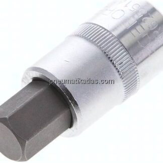Gedore red 1/2"-Schraubendrehereinsatz für Innensechskantschrauben (DIN 7422), Stift phosphatiert, 5