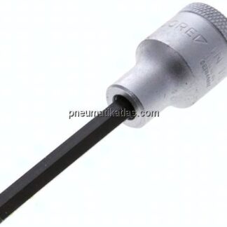 Gedore 1/2"-Schraubendrehereinsatz für Innensechskantschrauben (DIN 7422), Stift brüniert, 90 mm lan