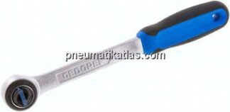 Gedore 1/2"-Knarre mit Metallumschaltscheibe, besonders robust, 2K-Griff, Feinverzahnung