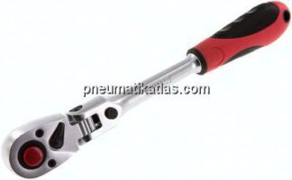 Gedore red 1/2"-Knarre Knarrenkopf 180° schwenk- und in 5 Positionen arretierbar, mit Umschalthebel,
