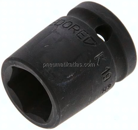 Gedore 1/2"-Kraftschraubereinsatz (DIN 3129, ISO 2725-2) SW19