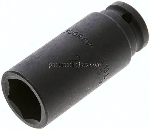Gedore 1/2"-Kraftschraubereinsatz, lang (ISO 2725-2) SW24