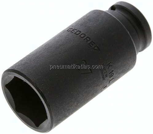 Gedore 1/2"-Kraftschraubereinsatz, lang (ISO 2725-2) SW27