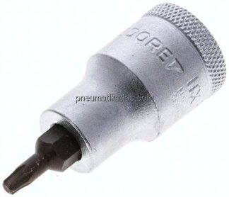 Gedore 1/2"-Schraubendrehereinsatz (TORX), Stift brüniert TX20