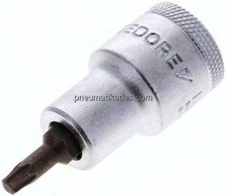 Gedore 1/2"-Schraubendrehereinsatz (TORX), Stift brüniert TX25