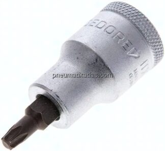 Gedore 1/2"-Schraubendrehereinsatz (TORX), Stift brüniert TX27