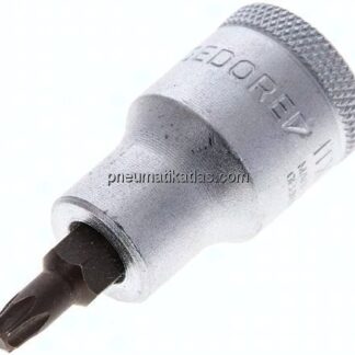 Gedore 1/2"-Schraubendrehereinsatz (TORX), Stift brüniert TX27