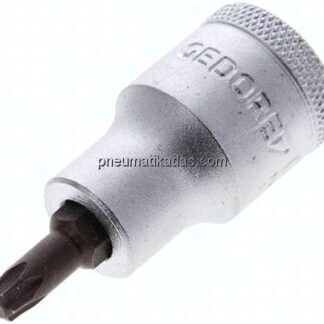 Gedore 1/2"-Schraubendrehereinsatz (TORX), Stift brüniert TX30