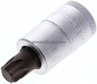 Gedore 1/2"-Schraubendrehereinsatz (TORX), Stift brüniert TX55