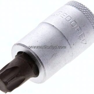 Gedore 1/2"-Schraubendrehereinsatz (TORX), Stift brüniert TX55