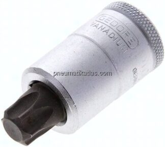 Gedore 1/2"-Schraubendrehereinsatz (TORX), Stift brüniert TX60